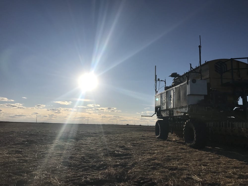 The autonomous farming vehicle Dot