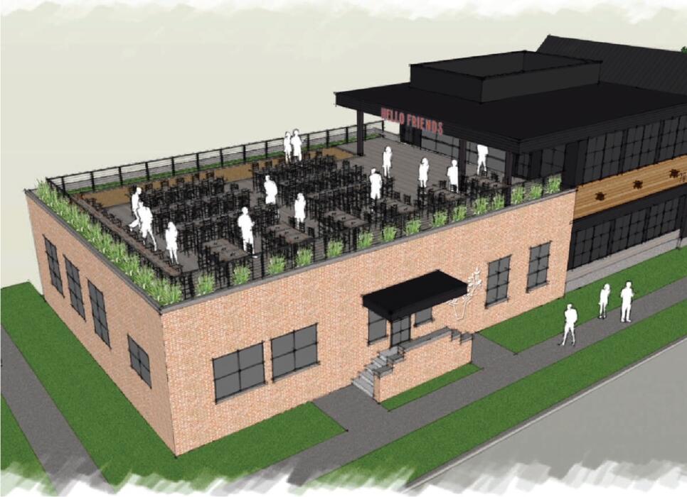 A rendering of 701 Eateries