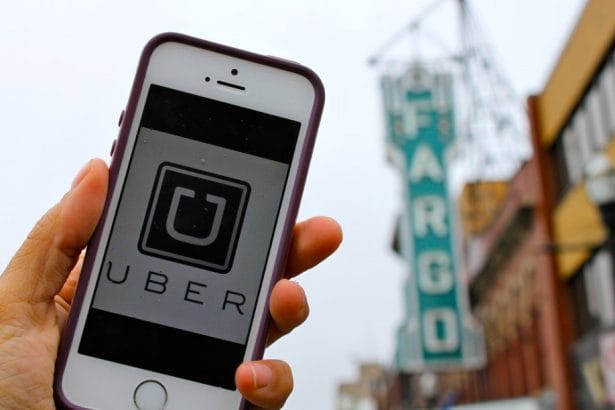 Fargo using Uber