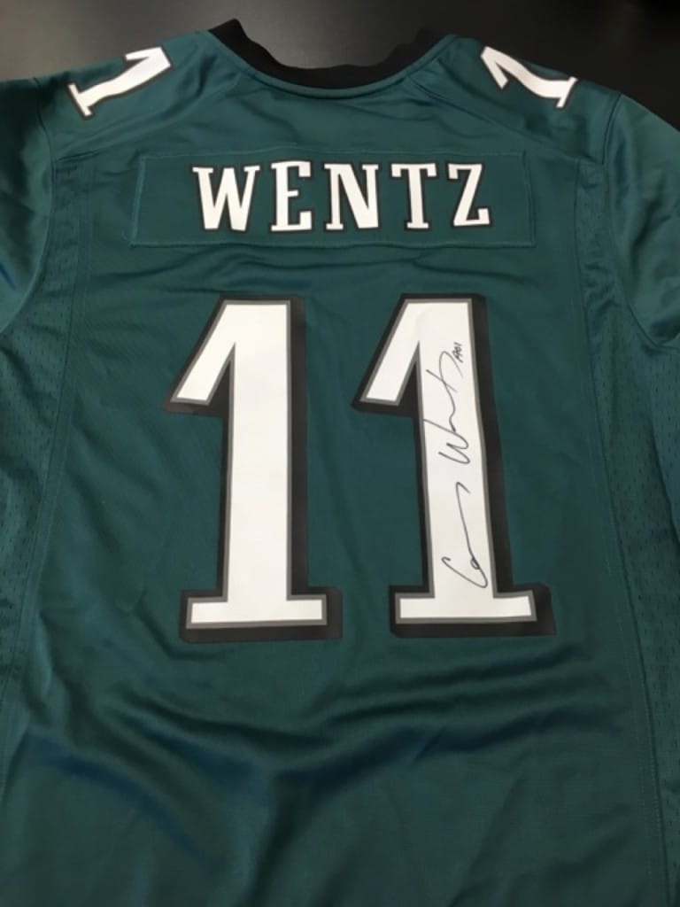 Carson Wentz Jersey Blackridge Bank