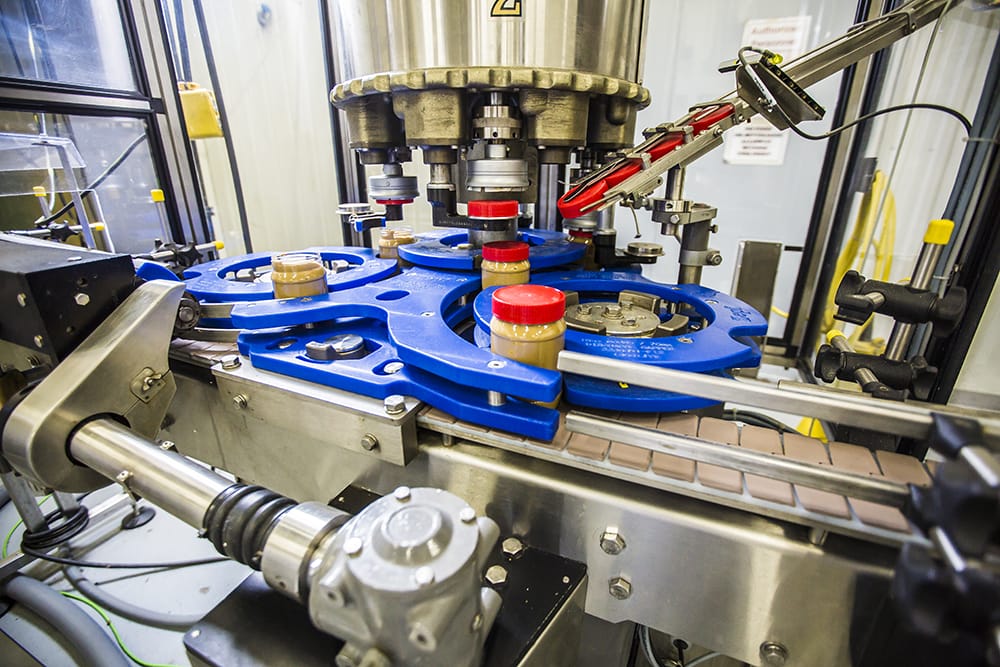 Sunbutter Assembly Line Jar