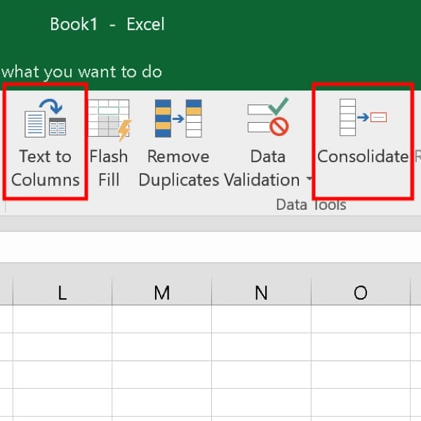 Excel Consolidating