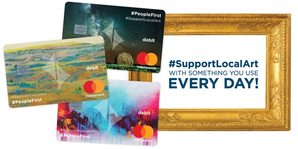 Support local art with Choice Financial debit cards