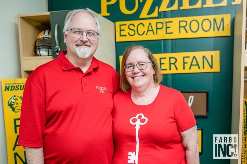 Steven and Kay Cameron from Puzzled Escape Rooms