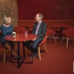 Brad Smith and Taya Spelhaug from Microsoft