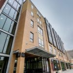 Exterior View Of Roberts Commons Garage