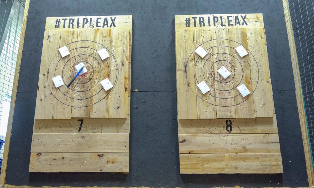 Wood Targets at Triple Ax in Fargo, ND