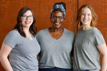 (Left to Right) Kirsten Hengagin (Co-Founder, Director of Internal Operations), Theresa Garrett (Co-Founder, Director of Strategic Partnerships) and April Stevenson (Co-Founder, Director of Programming)