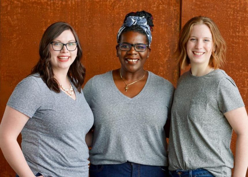 (Left to Right) Kirsten Hengagin (Co-Founder, Director of Internal Operations), Theresa Garrett (Co-Founder, Director of Strategic Partnerships) and April Stevenson (Co-Founder, Director of Programming)