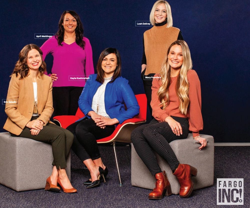 Back Row: (Left to Right) April Meidinger and Leah DeKrey
Front Row: (Left to Right) Erin Saladin, Kayla Koehmstedt and Macy Francisco