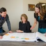 Jim Buus (Co-Owner of JBC Commercial), Lori Ibach (Co-Owner of JBC Commercial), and Elissa Novotyny (Owner of Dovetail Development LLC)