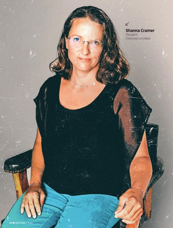 Shanna Cramer, President of Creatively Uncorked