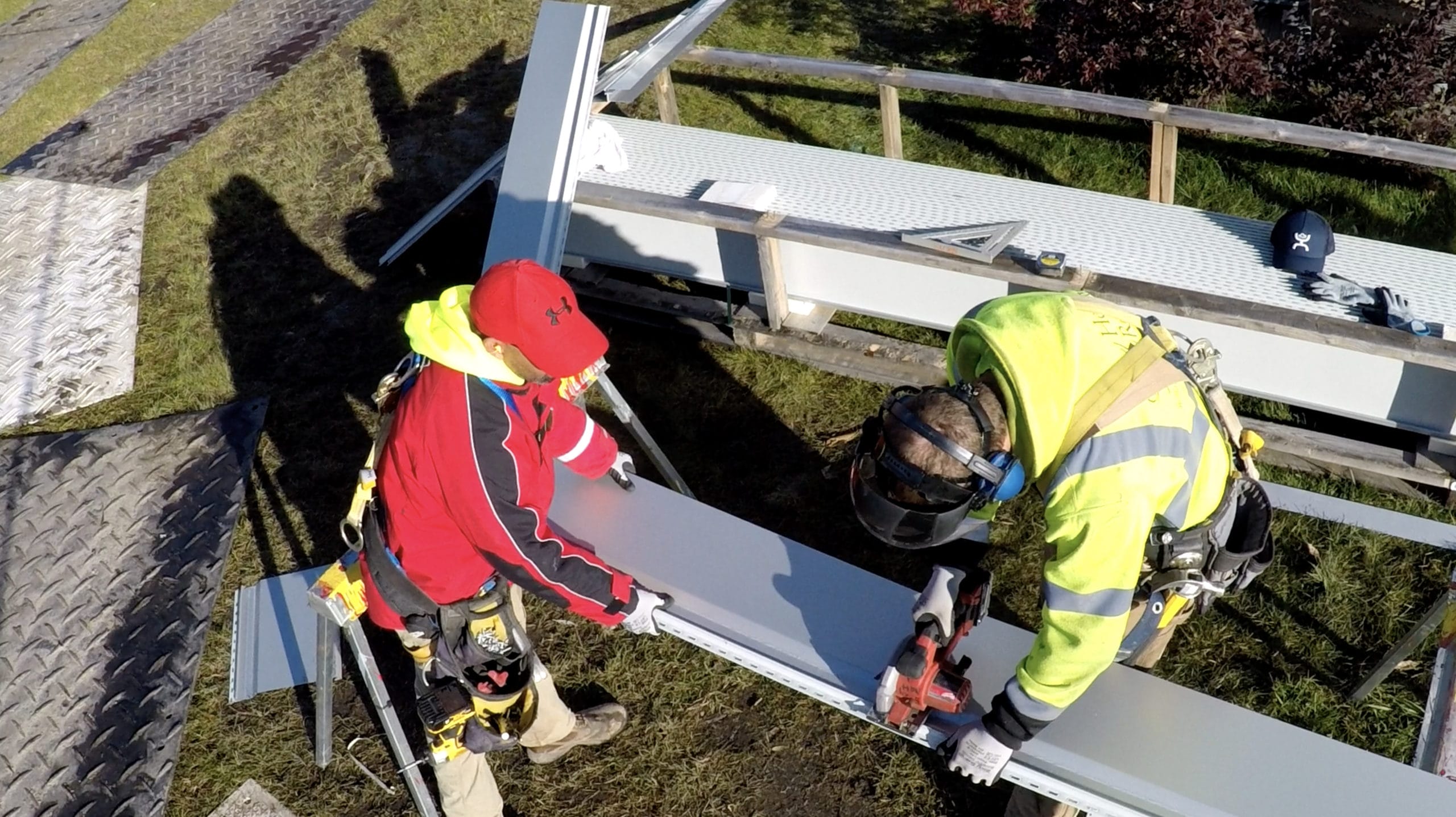 Herzog Roofing at Work