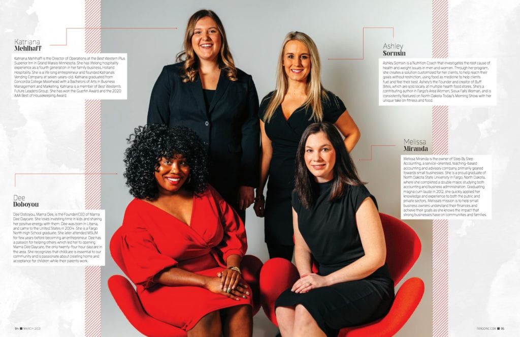 Katrina Mehlhaff, Dee Doboyou, Ashley Sornsin and Melissa Miranda