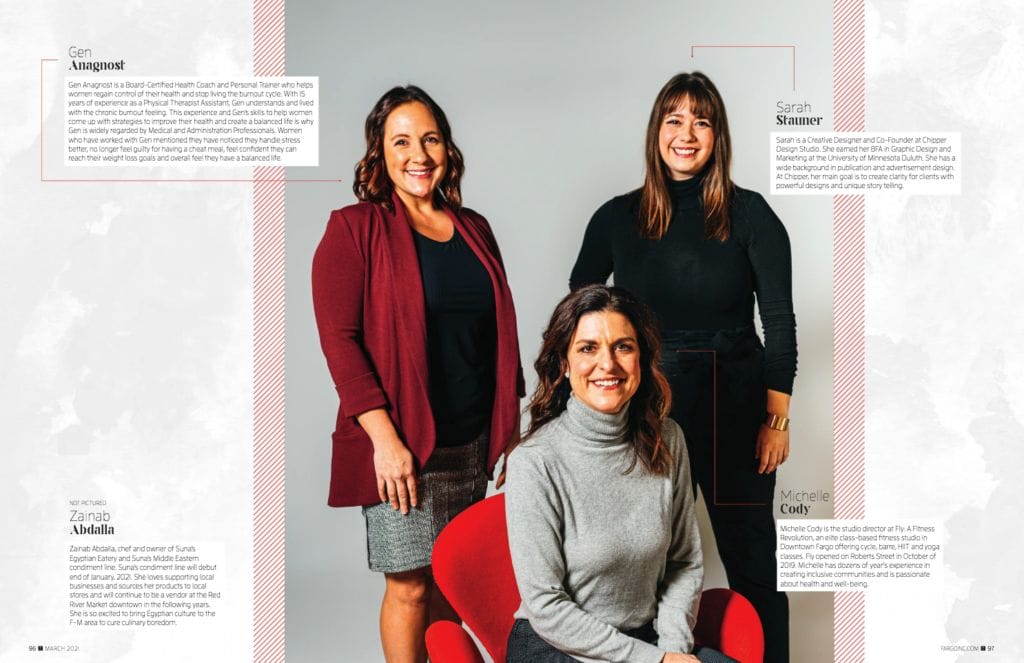 Gen Anagnost, Sarah Stauner and Michelle Cody