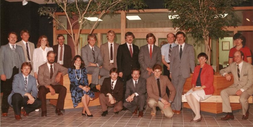 1985 Grand Forks Advanced Business Methods Team Photo