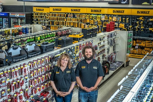 Hardware Store: Terri Olson, Fargo Store Manager Logan Tisor, Moorhead Store Manager, MAC’S Hardware