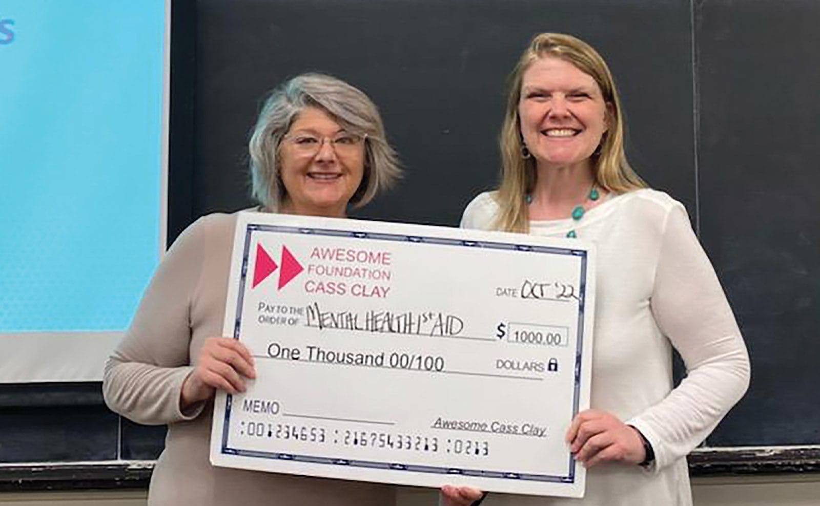 Awesome Foundation Grant Award Winner: Mental Health First Aid | Fargo INC!