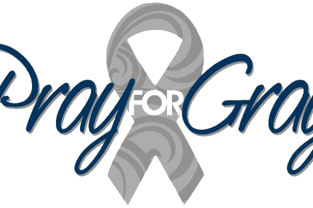 Pray for gray logo