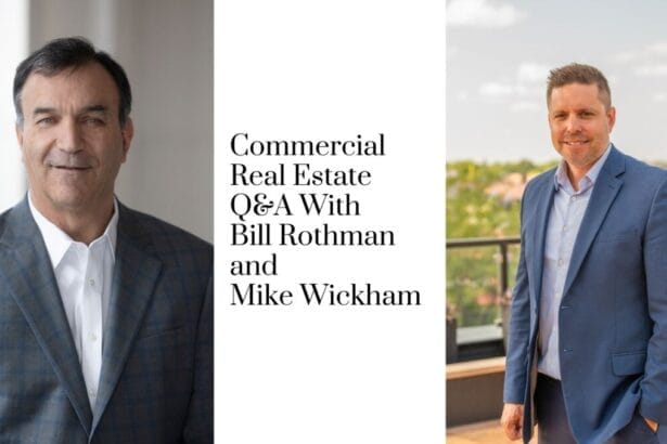 headshot of bill rothman chief financial officer at Kilbourne Group and mike wickham market president at starion bank